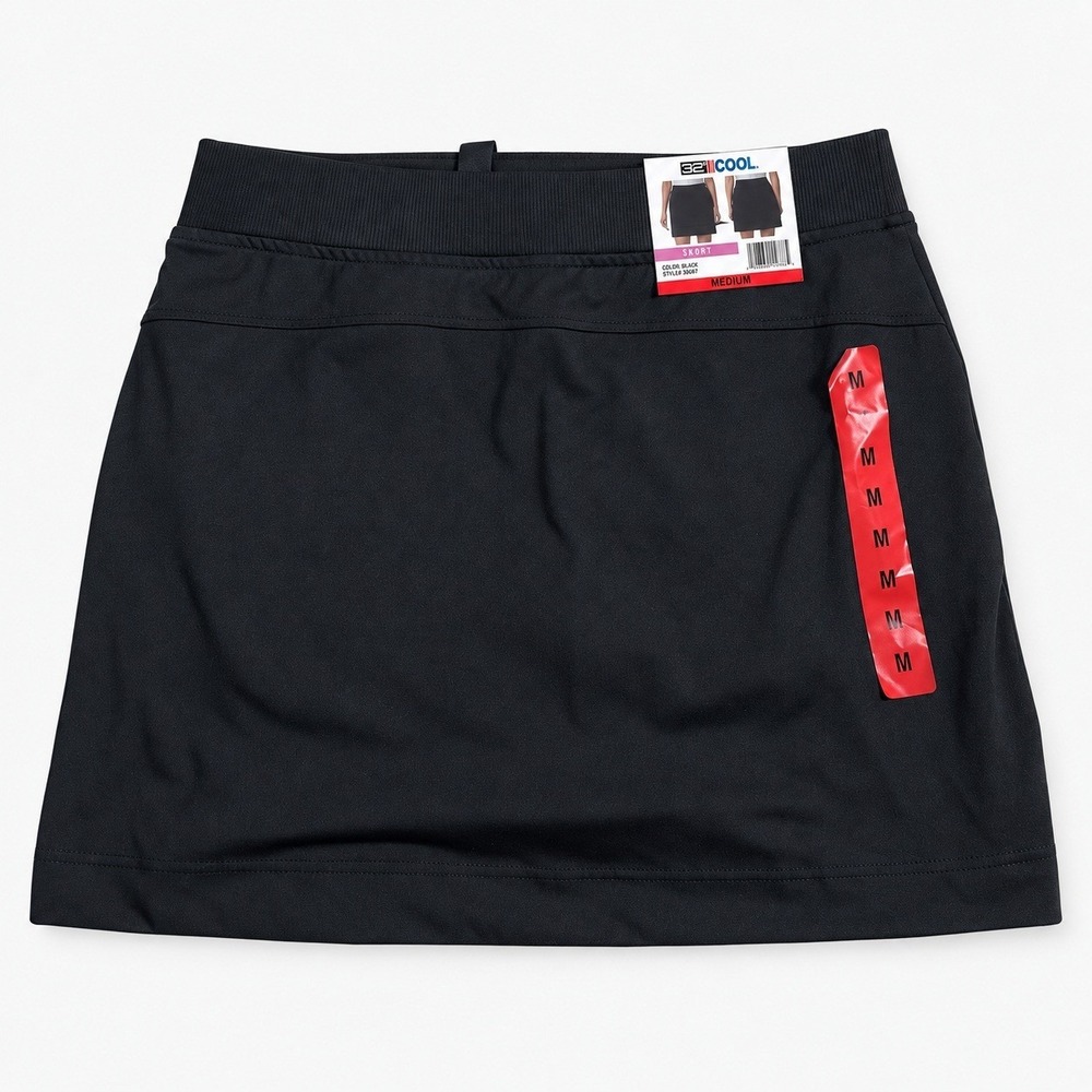 Greg Normans Skort Lot 2 Black Performance Golf Tennis M